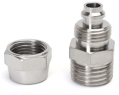 1pcs pneumatische Armaturen Faden BSP Schnellanschluss für Schlauchrohranschlüsse,3/8,OD 8MM