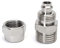 1pcs pneumatische Armaturen Faden BSP Schnellanschluss für Schlauchrohranschlüsse,3/8,OD 8MM