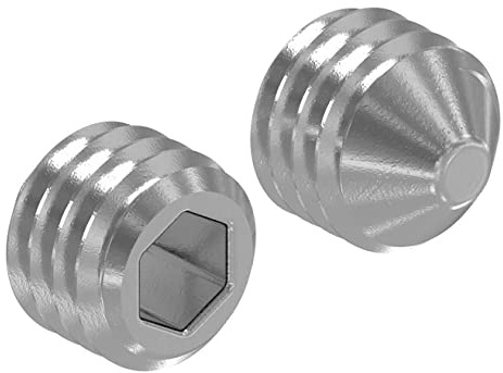 STEINBACHER© | (20x) Edelstahl Gewindestift M5x5, A2, DIN 914 / ISO 4027