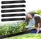Vigevee Bordo per prato in metallo zincato, 5 m, 10 m, 15 m, 20 m, 25 m, 30 m, 35 m, 40 m, 45 m, 50 m, 100 x 15 cm o 100 x 18 cm, colore nero (lunghezza 10 m, altezza 15 cm)