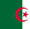 Premium Fahnen Flagge - 90 x 150 cm / 150 cm 90 cm - aus Polyester mit goldenen Ösen - Langlebig und Wetterfest (Algerien)