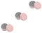 minkissy 3 Pz Pettine Per Acconciature Pennello a Paletta Spazzola Per Acconciature Mini Spazzola Per Mini Pennello Pettini Modellazione Da Donna Cuscino D'aria Addominali