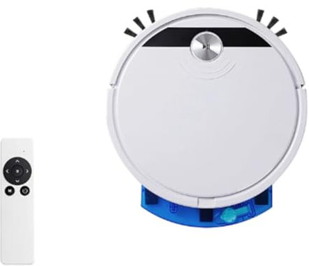 MANDDLAB RS800 5 en 1 con Control Remoto Robot Aspirador Inteligente SúPer Silencioso Trapeador en Seco y HúMedo ElectrodoméSticos Blanco,B