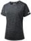 Peakwell Damen Sportshirt Atmungsaktiv T-Shirts Top Kurzarm Laufshirts Funktionsshirts Sport Oberteile (Schwarz, L)