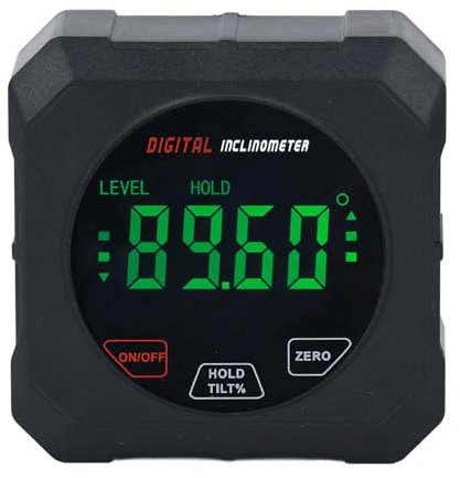 Digitaler Winkelmesser, Tischkreissägen-Gehrungswinkelmesser, Hochpräziser LCD-Touchscreen, Elektronische Wasserwaage und Winkelmesser
