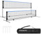 SANGMUCEN 5m Badminton Netz, Volleyballnetz Garten, höhenverstellbare Stangen, tragbares Set, leicht auf- und abbaubar Ideales Sportnetz für Tennis, Badminton oder Volleyball Blau und Schwarz TBN005B