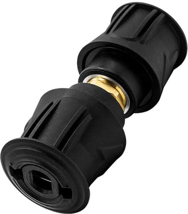 LUFEIS High Pressure Quick-Fitting for Pressure Washer Gun and Power Washer, Hose Connector Adapter Compatible with karcher Hose, M22 14mm Quick Connect Adapter Indoor & Outdoor Cleaning