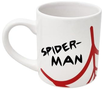 CUCUBA Tasse Spiderman Mug en céramique pour petit déjeuner goûter avec poignée 24 cl