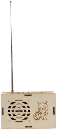 VANZACK Educational for Boys and Girls Diy Radio Kit Wooden Building Toy Science Experiment for Birthday
