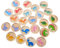 OFFIGAM 24pcs Wooden Dinosaur Toys Boy Girl Matching Game Preschool Games Dinosaur Puzzle for Boys and Girls