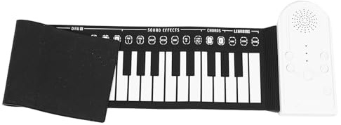 49-tasten Rollpiano Faltbar Tragbares Elektronisches Keyboard für Anfänger | Silikon Ausführung, für Reise und Unterricht, Kompakte Bauweise für Erwachsene