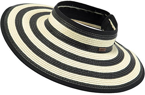 Barts Damen Mission Visor Visier, Multicolore (Bianco/Nero), Einheitsgröße
