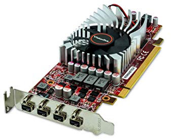 VisionTek Radeon RX 560 4GB GDDR5 4M 4K Graphics Card, 4 Mini DisplayPort, 7.1 Surround Sound, PCI Express, Low-Profile GPU, ATX & SFF - 901278