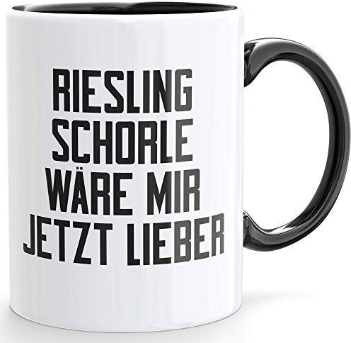 Beschdstoff Tasse Riesling-Schorle wäre mir jetzt lieber | Pfälzische Kaffeetasse