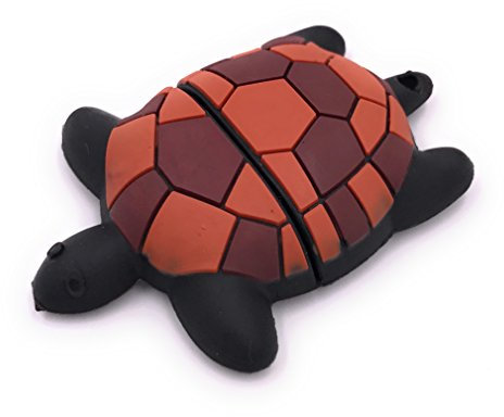 H-Customs Schildkröte Turtle USB Stick 8GB 16GB 32GB 64GB 128GB USB 3.0/128 GB