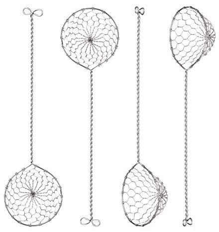 Xrten Lot de 4 Passoires à Fondue Acier inoxydable pour Cuisine