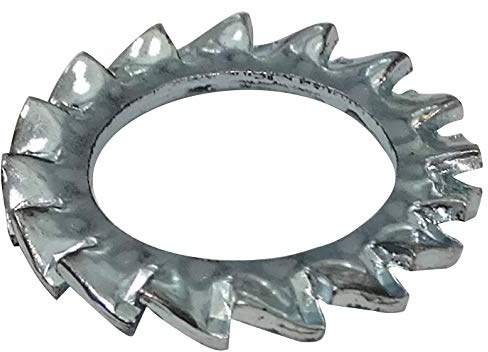 AERZETIX C44526 Rondelles frein éventail M12, Lot de 50 | Dents denture extérieur, Acier zingué, DIN6798, Pour boulon/vis M12, Assemblage écrou serrage étanchéité fixation