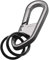 Ayxnzjsjm Keyring with 2 Key rings-zinc Alloy Snap Hooks, Strong Snap Hook Shape, car Keychain as a Business Gift for Men and Women, black