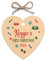 Second Ave Personalised Pet Dog First Christmas Wooden Hanging Heart Christmas Xmas Tree Decoration Bauble