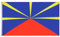 AZ FLAG - Drapeau La Réunion - 90x60 cm - Drapeau Réunionais - France 100% Polyester Avec Oeillets Métalliques Intégrés - Pavillon 50 g