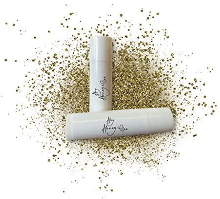 HEY HONEY BEE100% Natural Beeswax Lip Balm for Dry & chapped Lips | moisturizing Lip Care with Beeswax, Vitamin E & Shea Butter almond oil coconut oil | Women & Men, 20 g