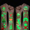 Tattoo Kinder, 20 Blatt Leuchtendes Weihnachten Temporäre Tattoos Set, Leuchten im Dunkeln Kindertattoos, Adventskalender 2022 Kinder Füllung, Weihnachten Dekoration Party Kindergeburtstag Mitgebsel