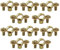 AERZETIX - C60422 - Set mit 10 Schellen stützen einfache befestigung Ø10mm - 1/8'' - befestigung rohrwand kupfer klemmung sanitär schraublasche - sanitärheizung - aus stahl
