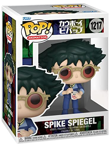 Funko POP! Animation: Cowboy Bebop - Spike Mit Noodles - Vinyl-Sammelfigur - Geschenkidee - Offizielle Handelswaren - Spielzeug Für Kinder Und Erwachsene - Anime Fans - Modellfigur Für Sammler