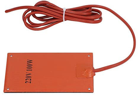 Silikonkautschuk-Heizkissen, Heizmatte für Pflanzen, Heizung 90 150 Mm AC 220 V für Schaltschrank Zum Heizen und Entfeuchten Verschiedener Schränke (100 W)