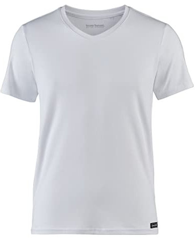 bruno banani Infinity V-Neck Shirt 3er Pack weiß M