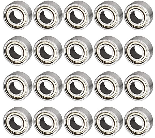 QUARKZMAN 683ZZ 3x7x3mm Kugellager x 20Stk. Kohlenstoffstahl für Maschinen und Werkzeuge Doppelt staubdicht