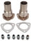 Reductor De Escape De 3 Pernos, Colector Reductor De Cabezal Adaptador De Tubo De Escape Kit Reductor De Brida Accesorios De Sistemas De Escape Acero Para Automoción