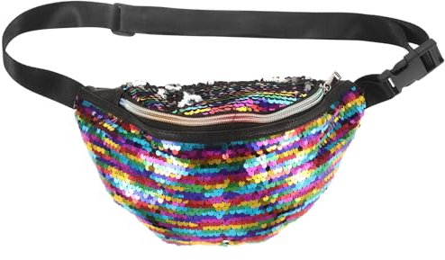 Stylische Meerjungfrau Pailletten Bauchtasche Für Damen Verstellbare Gürteltasche Mit Reißverschluss Für Sport Und Freizeit Glitzernde Umhängetasche Für Outdoor Aktivitäten