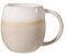Graue Tasse mit tauchglasierter Ombré-Optik