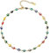 FOCALOOK Nazar Boncugu Kette Gold Edelstahl Ketten Choker Kette Damen Böses Auge Halskette Böse Blick Kette Halsband Nazar Amulett Schmuck Accessoires
