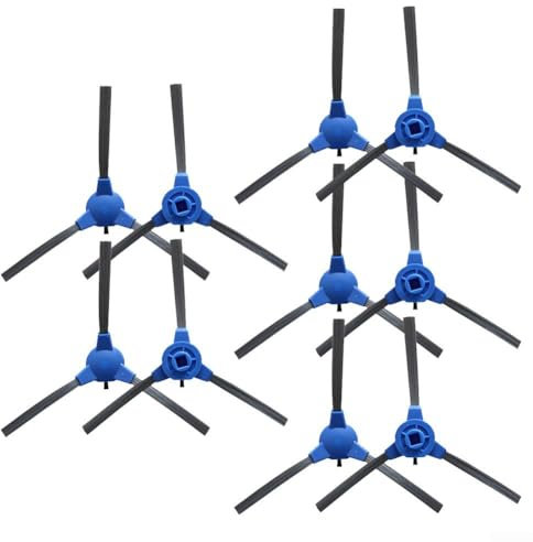 Paquete de 10 cepillos laterales para aspiradoras robot Solac lucid i10 piezas de repuesto