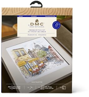 DMC - Montmartre von Anna Matvieieva Kreuzstichset Niveau Fortgeschritten
