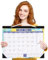 Wall Calendar 2025/26 UK, 2025 Calendar Family Planner A3, 18 Month 2025 Calendars Month to View, Family Calendars 2025 2026 calender from July 2025 - Dec.2026 for Kitchen Home Household- Sunset