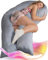 Traumreiter Seitenschläferkissen Jumbo XXL Classic mit Bezug Grau Deluxe - Schwangerschaftskissen zum schlafen – Stillkissen XXL Komfortkissen Erwachsene U Form Seitenschläfer Kissen Body Pillow