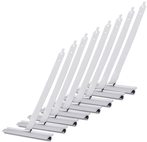 8x Maxi Rolladen Aufhängefeder Rollladen-Aufhängung aus hochwertigem Federstahl Rolladen Befestigungsfeder Rolladen Befestigung Für Rolladenprofile 52 & 55mm(150MM*190MM)