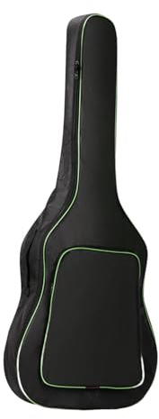 Oshhni Gitarren-Gigbag, Tragetasche für 41-Zoll-Akustikgitarren, Gitarrenkoffer, GrÜn