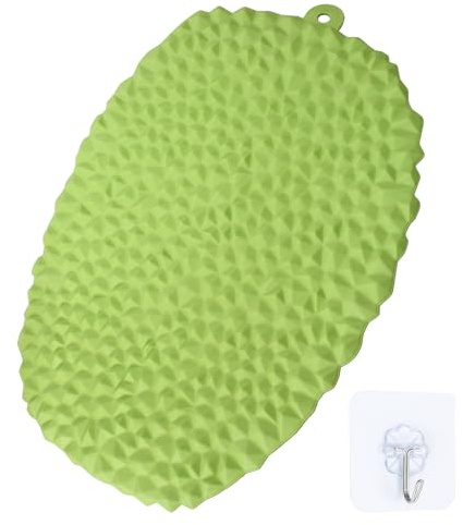 Akupressurmatte Mit Haken Massage Matte Rutschfestes Tpe Akkupressurmatte FüR Studenten, BüRoangestellte Und Fitnessbegeisterte 63x45 Cm GrüN