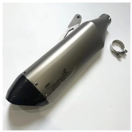 FUYRHP Silenziatore Moto Modifica della Sezione Finale del Tubo di Scarico per Motocicletta per S1000R M1000RR 2021-2025; 1000RR M1000R 2019-2025, Marmitta Centrale