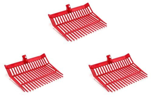 Remingtape 3X Manure Fork Replacement Head, Pitchfork Head, Horse Manure Rake, for Picking Up Manure, Plastic Fork Head,A