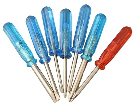 Reparación de artículos pequeños Mini destornilladores Ranurado Estrella pequeña 45# Acero 45 mm / 1,77 pulgadas Caliente Amplia Gama De Aplicaciones