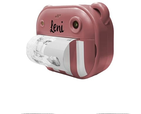 Personalisierbare Kinderkamera Sofortbildkamera Rosa – Fotos & Videos mit Direktdruck – Fotoapperat Kinder – Geburtstagsgeschenk Mädchen – Digitalkamera mit Namen - Zazu