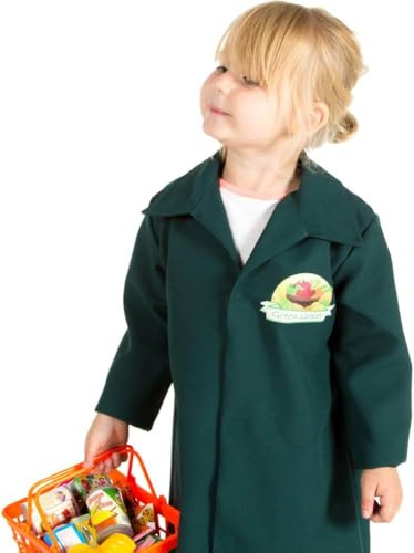 Affärsinnehavare/Greengrocer kappa fin klänning kostym (5-7 år)