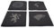 Derwent Laser Crafts Game of Thrones Inspired Engraved House Sigils - Slate Coasters - Pack of 4