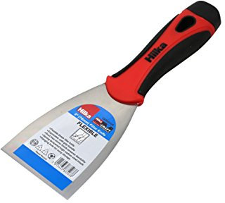 Hilka Tools 78303103 Filler Knife, Black/Red, 3-Inch/76 mm