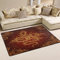 Use7 Tapis de sol antidérapant vintage motif dragon chinois pour salon, chambre à coucher 100 x 150 cm